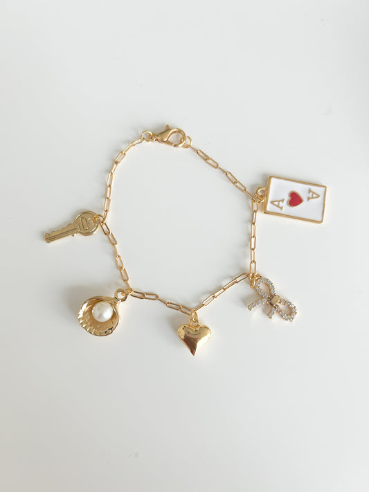 Poker Charm Bracelet