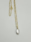 Distressed Pearl Necklace