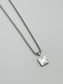 Silver Box Chain Necklace