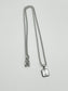 Silver Box Chain Necklace